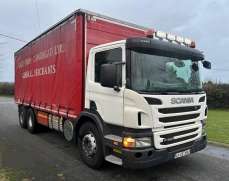 2012 Scania P320 6x2 Curtainside Truck